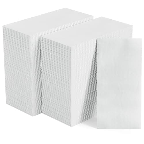 420PACK Disposable Hand Towels for Bathroom, Soft and Absorbent Paper Guest Towels Disposable Decorative Bathroom Hand Napkins for Kitchen, Parties, Weddings, Dinners - Image 1