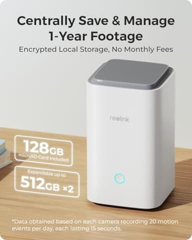 REOLINK 4K Security Cameras Wireless Outdoor System, Encrypted 1 Year Local Storage, Color Night Vision, 2.4/5GHz Wi-Fi, AI Detection, No Monthly Fee, Home Hub with 4X Eco Ultra+Solar Panel - Image 4