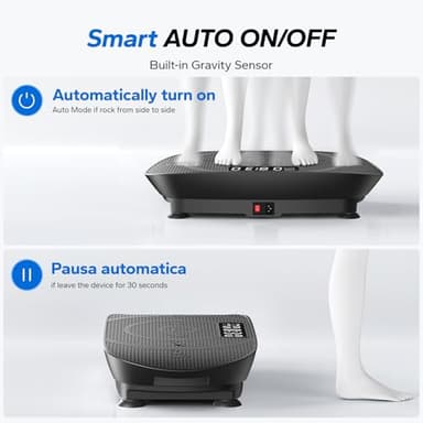 MERACH Vibration Plate Exercise Machine, Whole Body Workout Equipment for Women, Bluetooth and Silicone Pedal, Vibration Plate with Auto Mode, Vibrate Fitness Platform for Home - Image 3