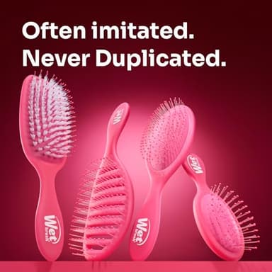Wet Brush Original Detangler Hair Brush, Grey Leopard (Safari), Ultra-Soft IntelliFlex Bristles, Detangling Bristles Glide Through Tangles (Wet Dry & Damaged Hair), Women & Men (Pack of 2) - Image 8
