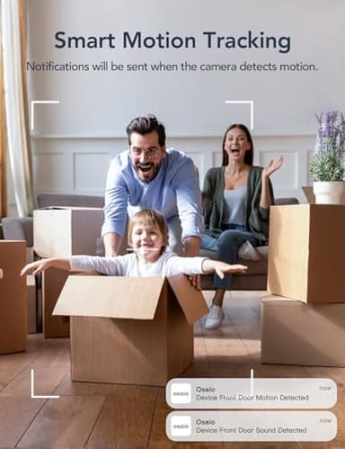 GNCC Indoor Security Camera, 2K Cameras for Home Security with Motion Detection, Baby/Pet Camera with Phone App, Night Vision, 2-Way Audio, Works with Alexa & Google Home, 2.4G WiFi (only) - Image 7
