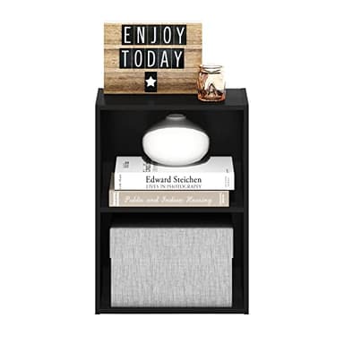 Furinno Luder Bookcase / Book / Storage, Blackwood 2-Tier - Image 4