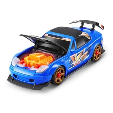 Metal Machines Speed Heroes (Black) by Zuru, 20+ Surprises, Build Your own Car, Two Bodies, Lights & Sounds, Slime - Image 3