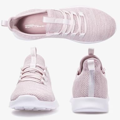 ALEADER Energycloud Running Shoes for Women Slip On Cushion Sneakers for Walking, Nurse, Tennis Shoes Light Pink Size 7.5 US - Image 7