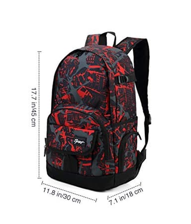 rickyh style School Backpack Travel Bag for Men & Women Lightweight College Back Pack with Laptop Compartmen - Image 5