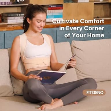 Posture Corrector for Women and Men: Improve Posture Correct Hunchback Slouching Invisible Under Clothes - Adjustable Lightweight Upper Back Brace for Neck Shoulder & Upper Back Pain Relief (XS/S Under Bust 26"-37") - Image 7