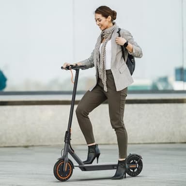 Electric Scooter for Adult, 19 MPH Top Speed, 21 Miles Long Range, w/h 350W Powerful Motor, 8.5" Solid Tire, Fast Charging, Folding Electric Scooter, Dual Braking, Smart APP, Max Load 264 LBS - Image 3