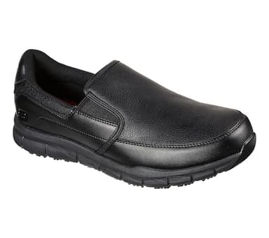 Skechers Men's Nampa-Groton Food Service Shoe, Black, 7.5 Wide - Image 6