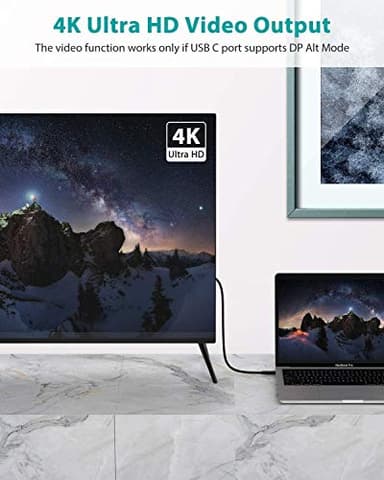 NIMASO USB C 3.1 Gen 2 Cable 10Gbps Data Transfer, 4K Video Output Monitor Cable100W PD Fast Charging for iPhone 16, MacBook, Huawei Matebook, iPad Pro 2020, Chromebook, KYY, Dell, LG, ARZOPA - Image 4