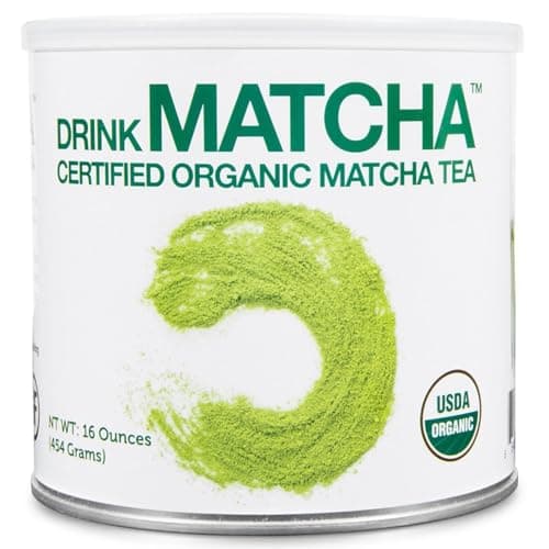 DrinkMatcha Organic Matcha Green Tea Powder 1 LB 100% Pure Matcha | Nothing Added | Perfect for Lattes, Smoothies, Baking (16 Ounce) - Image 1