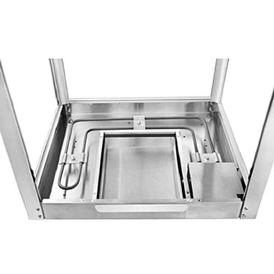 Pop Heaven Popcorn Machine - 12oz Stainless-Steel Kettle, Reject Kernel Tray, Warming Light, and Accessories by Great Northern Popcorn (Blue) - Image 9