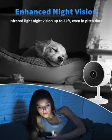 [5G & 2.4G] 2K Indoor Security Cameras for Home Security, AI Voice Change for 2-Way Talk, Motion Detection, Night Vision, 24/7 SD Recording/Cloud Storage, Baby Monitor/Dog/Pet Camera with Phone App - Image 8