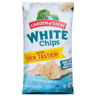 Garden of Eatin' Corn Tortilla Chips, White Chips, 22 oz - Image 1