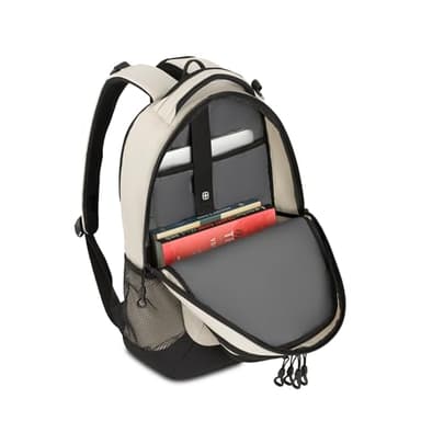 SwissGear Cecil 5505 Laptop Backpack, Cream/Black, 18-Inch - Image 8