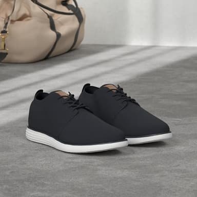 Bruno Marc Men's KnitFlex Breeze Mesh Sneakers Oxfords Lace-Up Lightweight Casual Walking Shoes,Size 9,Blue,GRAND-01 - Image 2