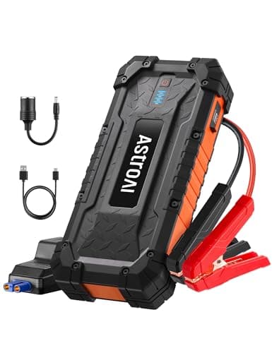 AstroAI S8 Ultra 4000A Jump Starter, 24000mAh Car Starter(All Gas, Up to 12L Diesel Engine), 12V Auto Battery Booster Pack, Jump Box with USB Quick Charge and DC/Type C Port, LED Light, Jumper Cable - Image 1