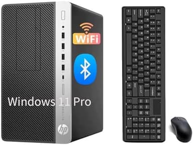 HP EliteDesk 705 G4 Mini Tower PC Computer, AMD Ryzen 3 2200G 3,2GHz, 8GB RAM, 500GB HDD, Keyboard Mouse, USB WiFi+BT, Win11 Pro (Renewed - Image 3