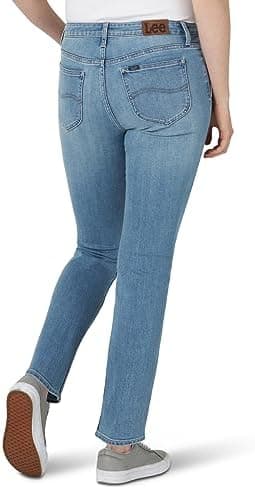 Lee Womens Legendary Mid Rise Straight Leg Jean - Image 4