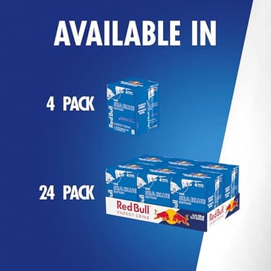 Red Bull Sea Blue Edition Energy Drink, Juneberry, with 80mg Caffeine plus Taurine & B Vitamins, 8.4 Fl Oz, Pack of 24 Cans (6 Packs of 4) - Image 10