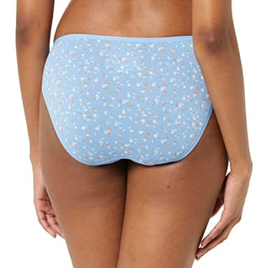 Amazon Essentials Women's Cotton High Leg Brief Underwear (Available in Plus Size), Breathable, Pack of 10, Multicolor/Ditsy Floral/Dots/Floral, Medium - Image 3