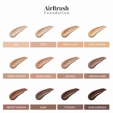 MagicMinerals AirBrush Foundation by Jerome Alexander – 2pc Set with Airbrush Foundation and Kabuki Brush - Spray Makeup with Anti-aging Ingredients for Smooth Radiant Skin - Medium - Image 5