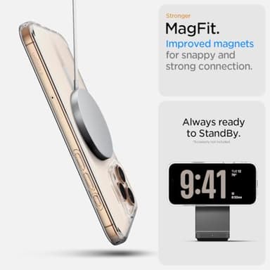Spigen for iPhone 16 Pro Case, Ultra Hybrid T MagFit [Camera Control Button Coverage] [Anti-Yellowing] [Compatible with Magsafe] - White - Image 9