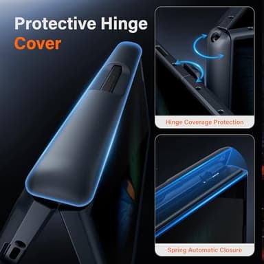 MOBOSI for Z Fold 6 Case with Privacy Screen Protector [Compatible with Magsafe], [Built-in Kickstand&Full Body Hinge Protection] Shockproof Phone Cover for Samsung Galaxy Z Fold6, Black - Image 8