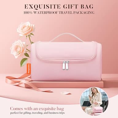 Easywave 7 in 1 Hair Styler & Hair Dryer Brush, 110,000 RPM High-Speed Blow Dryer with Negative Ions for Frizz-Free Styling Fast Drying Curling Volumizing Straightening, Hot Air Styler with Travel Bag - Image 9