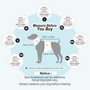 OUOBOB Dog Jackets for Large Dogs, Large Dog Winter Coat, Pet Cold Weather Coats, XXXL Pet Jacket with D-Ring, Waterproof Coat with Back Zipper,Snowsuit Labrador German Shepherd Doberman,XXXL - Image 9