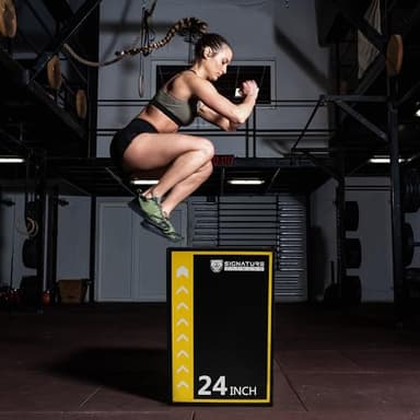 Fitvids Plyo Box, 3-in-1 Foam Plyometric Jump Box, 16”x20”x24” Box Jump for for Home Gym Training Fitness Workout Exercise - Image 7
