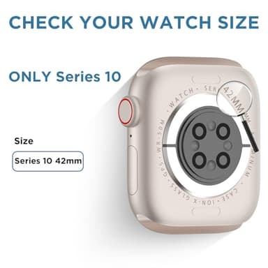 DABAOZA 5 Packs Compatible for Clear Apple Watch Band 42mm, Jelly Crystal Women Men TPU Strap for iWatch Series 11 10 9 8 7 6 SE 5 4 3 2 1 Ultra 3 2 (42-S11/S10, CrystalClear Series) - Image 2