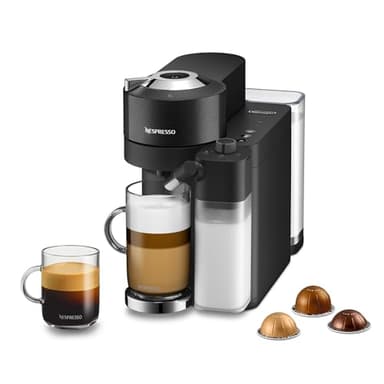 Nespresso Vertuo Lattissima Coffee and Espresso Maker by De'Longhi, Matte Black & Glossy - Image 1