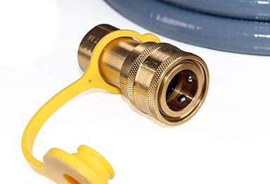 DOZYANT 12 Feet 1/2" ID Natural Gas Hose, Low Pressure LPG Hose with Quick Connect, for Weber, Char-broil, Pizza Oven, Patio Heater and More 12 Foot - Image 4