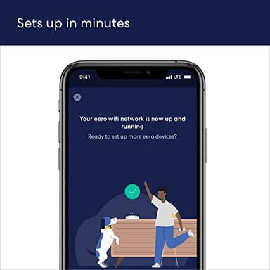 Amazon eero 6 mesh wifi router - Supports internet plans up to 900 Mbps, Coverage up to 1,500 sq. ft., Connect 75+ devices, 1-pack - Image 5