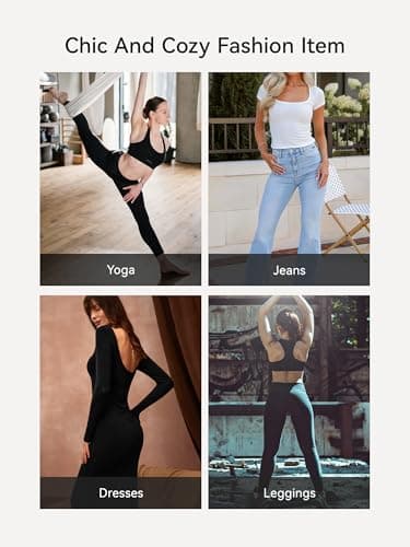 LUCKMEEY Cotton Thongs for Women Seamless Thongs for Women No Show Thong Panty Liners Workout G-String Thongs Underwear All Black - Image 6