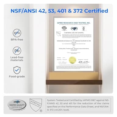 Waterdrop Large 27-Cup Mega Electric Water Filter Dispenser, 200-Gallon Rechargeable Instant System, NSF/ANSI 42&53&401&372, Reduce PFAS, Lead, Chlorine, with 1 Filter, White, Does not Lower TDS - Image 6