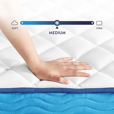 Best Price Mattress 10 Inch Hybrid Mattress, Tight Top, Supportive Foam, Pocketed Coils, Certified Safe Foams & Fabric, Mattress in a Box, Full - Image 6