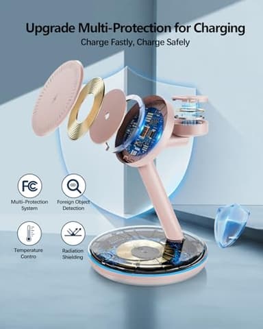 3 in 1 Charging Station for Apple Devices 18W Fast Mag-Safe Charger Stand Magnetic Wireless Charger Station for iPhone16 15 14 13 12 Pro/Pro Max/Plus/Mini AirPods 2/3/Pro iWatch Ultra/8/7/SE/6/5/4/3/2 - Image 3