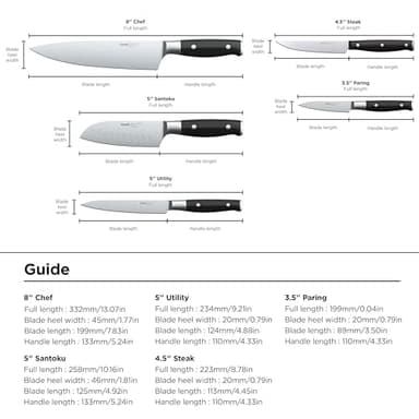 Ninja K32012 Foodi NeverDull Premium Knife System, 12 Piece Knife Block Set with Built-in Sharpener, German Stainless Steel Knives, Black - Image 7