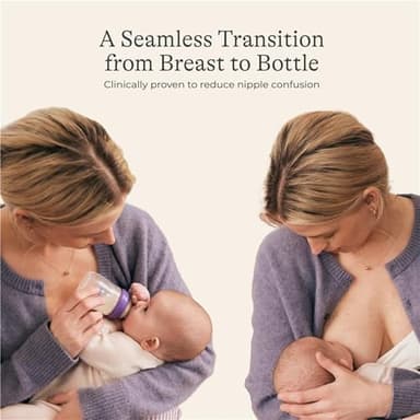 Lansinoh Anti-Colic Baby Bottles for Breastfeeding Babies, 5 Ounces, 4 Count, Includes 4 Slow Flow Nipples, Size S - Image 6