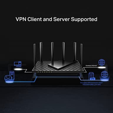 TP-Link AX5400 WiFi 6 Router (Archer AX72 Pro) Multi Gigabit Wireless Internet Router, 1 x 2.5 Gbps Port, Dual Band, VPN Support, Guest Network, MU-MIMO, USB 3.0 Port, WPA3, Compatible with Alexa - Image 6