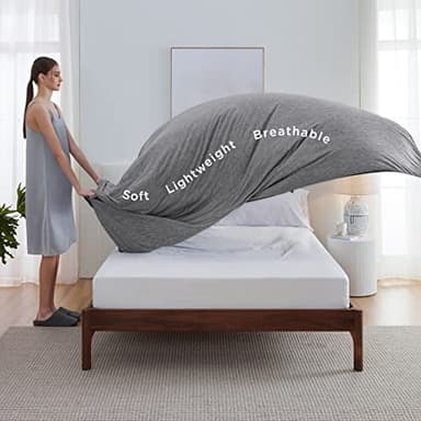 Bedsure Cooling Blanket for Hot Sleepers - Cold Blanket Queen Size for Sleeping, Ice Summer Cool Bedding with Rayon Derived from Bamboo, Lightweight Arc-Chill Thin Room Bed Cooling Essentials, 90x90 - Image 7