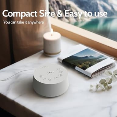 Color Noise Sound Machines Sleep White Noise Machine with 25 Soothing Sounds 32 Volume Levels 5 Timers and 4 Sound Categories and Memory Function for Kids Adults and Home - Image 5