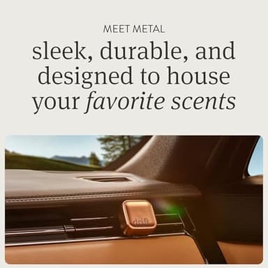 Drift Metal Vent Clip Starter Kit - Car Air Freshener - Scent Diffuser for Car - Metal Odor Eliminator - Grove - Image 2