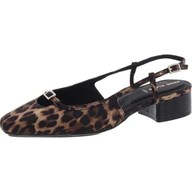 Anne Klein Women's Natalie Slingback Flat, Leopard, 6.5 M - Image 1