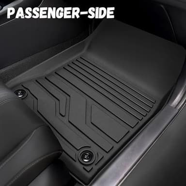 PARTZER Floor Mats for Honda Civic 2022-2026 Sedan Hatchback Si (Include Sport), 2nd Row with&Without USB Port, for Acura Integra 2023-2025, All Weather TPE Protection Floor Liners Accessories - Image 4