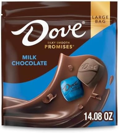 DOVE PROMISES Milk Chocolate Candy, Individually Wrapped, 14.08 oz Bag - Image 3