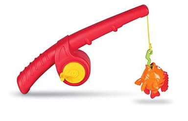 Learning Resources Pretend & Play Fishing Set - 11 Pieces, Ages 3+ Toddler Pretend Play Toys, Preschool Learning Toys, Fishing Pole for Kids, Fisherman Costume - Image 4