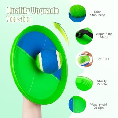 Innotoys Toss and Catch Ball Game - Ideal Outdoor Beach, Pool & Yard Toy for Toddlers and Kids Ages 4, 5, 6, 7, 8+, Perfect for Boys Girls - Great Birthday Gift & Easter Basket Stuffer - Image 4