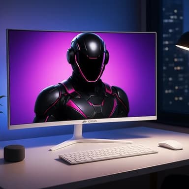 CRUA 34" Curved Gaming Monitor, WQHD 3440x1440, 120Hz Computer Monitors, 1500R VA Screen, 120% sRGB, AMD FreeSync, Blue Light Filter, HDMI 2.0 & DP 1.4, Wall Mountable Installs- White - Image 8